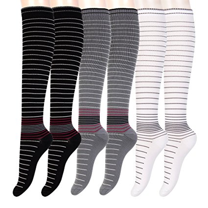 Compression Socks Unisex 6 Pairs 20-30 mmHg Medical Grade Stocking