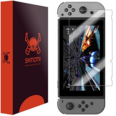 Nintendo Switch Screen Protector , Skinomi® TechSkin Full Coverage Screen Protector for Nintendo Switch Clear HD Anti-Bubble Film