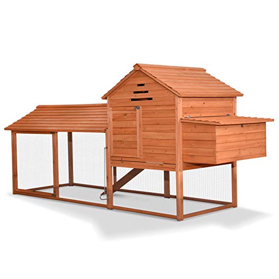 Lovupet 9.3ft Xtra Large Chicken Poultry Rabbit Pet Coop Hen House Hutch Cage 0324