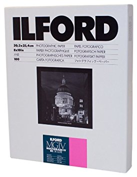 Ilford Multigrade IV RC Deluxe Resin Coated VC Paper, 8x10, 100 Pack (Glossy)