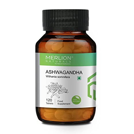 Ashwagandha Tablets by Merlion Naturals | Withania somnifera | 500mg (120 Tablets)