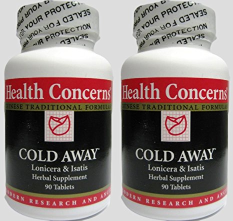 Health Concerns Cold Away - 90 Tablets (2 Pack)