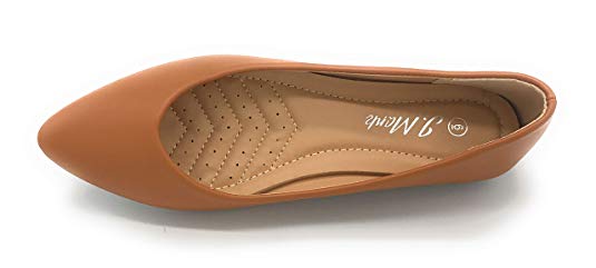 Women's Casual Pointed Toe Ballet Flats Comfort Classic Slip Ons