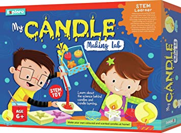 Explore | STEM Learner | My Candle Making Lab (Learning & Educational DIY Activity Toy Kit, for Ages 6  of Boys and Girls)