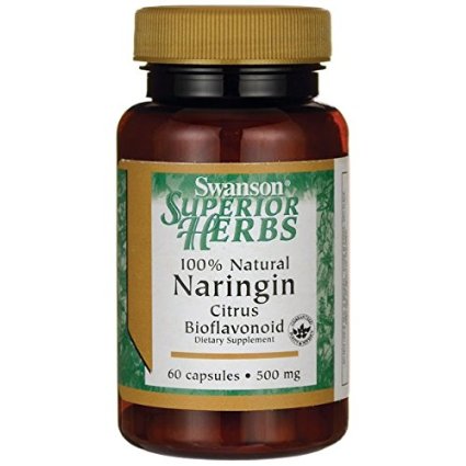 Swanson 100% Natural Naringin 500 mg 60 Caps