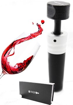 Vinium Ultra Premium Wine Stopper Set - Advanced Vacuum Pump Bottle Stopper
