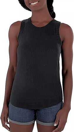 Member's Mark Women's Sleeveless Rib Cutaway Fitted Tank Top