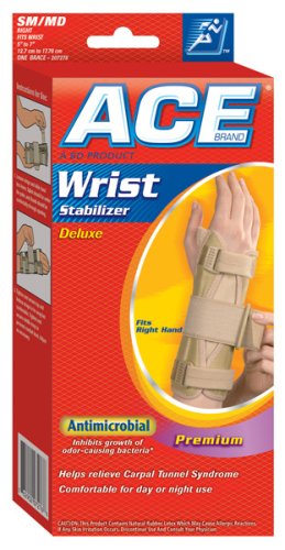 ACE Deluxe Wrist Stabilizer, Small/Medium, Right