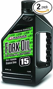 Maxima Racing Oils 56901-2PK Fork Oil Standard Hydraulic 15w 1L Bottle, 2-Pack