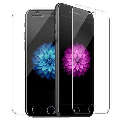 iPhone 8 Plus Screen Protector Glass FUSHITON Tempered Glass Screen Protector with 3D Touch 9H Hardness for iPhone 8 Plus (iPhone 8 Plus)