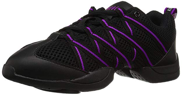 Bloch Dance Women's Criss Cross Split Sole Mesh Dance Sneaker