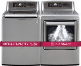 LG HE Ultra large Capacity Top Load Laundry System with Turbo Wash Technology WT5680HVADLEX5680V ELECTRIC DRYER