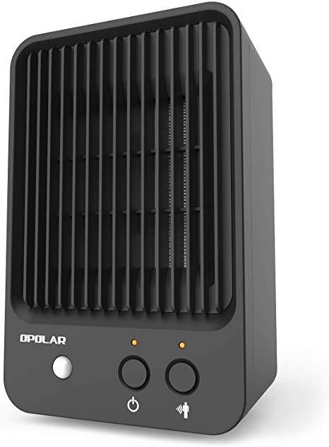 OPOLAR Motion Sensor Heater, 600 Watt Portable Mini Ceramic Heater for Personal Small Space Use, Quiet Operation Office Desk Heater with Over-Heat & Tip-Over Protection