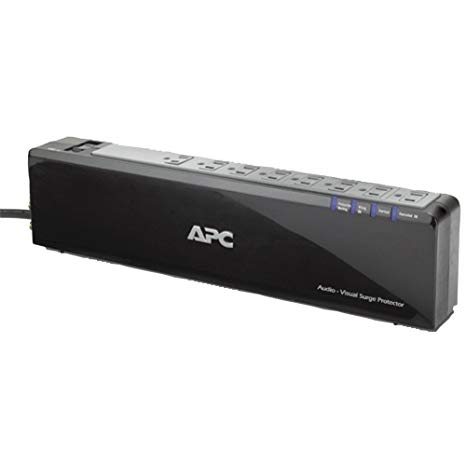 APC P8V Surge Protector 8-Outlet Premium Standard 3400 Joules W/ 10 Power Cord Electronics Computers Accessories