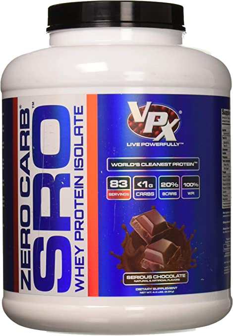 VPX Zero Carb Protein, Serious Chocolate 4.4-Pounds