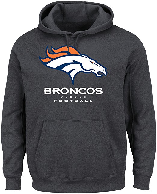 NFL Men's Long Sleeve Screen Print Hooded Fleece Pullover