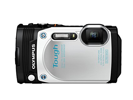Olympus TG-870 Tough Waterproof Digital Camera (White)