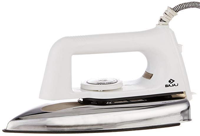 Bajaj Popular Plus 750-Watt Dry Iron (White)