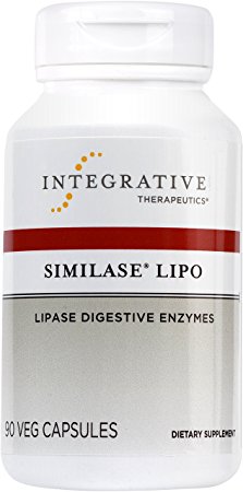 Integrative Therapeutics - Similase Lipo - High Lipase Digestive Enzymes - 90 Capsules