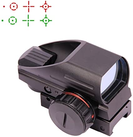 UUQ® Tactical Holographic Red Green Reflex Scope Sight 4 Reticles