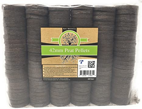 Root Naturally 42mm Peat Pellets - 200 Count