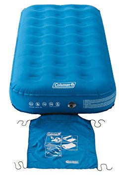 Relags Coleman Airbed Extra Durable Single/Double/Raised Double, Camping bed, Flocked Single/Double Air Bed, Inflatable Air Mattress, Heavy Duty Airbed, Comfort Blow Up Bed for Indoor and Outdoor Use