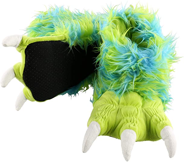 LazyOne Animal Paw Slippers for Kids and Adults, Fun Costume for Kids, Cozy Furry Slippers