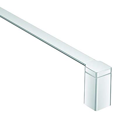 Moen YB8824CH 90 Degree 24-Inch Bathroom Towel Bar, Chrome