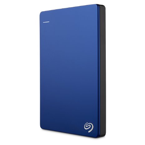 Seagate Backup Plus Slim 1TB USB 3.0 Portable 2.5 Inch External Hard Drive for PC and Mac - Blue