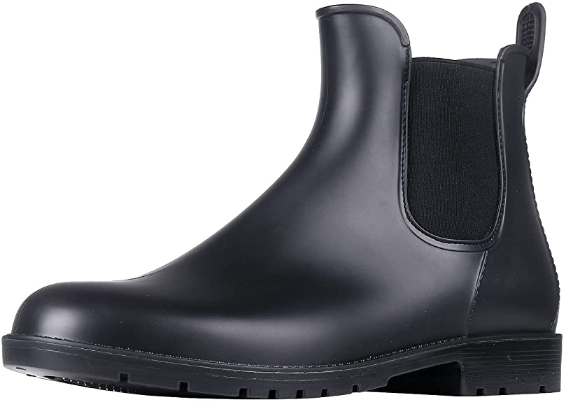 Women's Ankle Rain Boots Waterproof Chelsea Boots