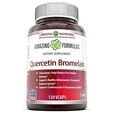 Amazing Nutrition Quercetin 800 Mg with Bromelain 165 Mg - 120 VCaps
