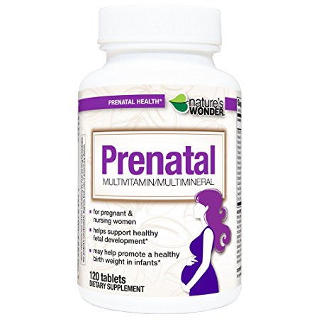 Nature's Wonder Prenatal Tablet, 120 Count