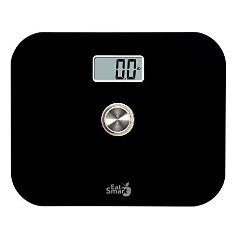 EatSmart Precision Power Battery Free Digital Bathroom Scale