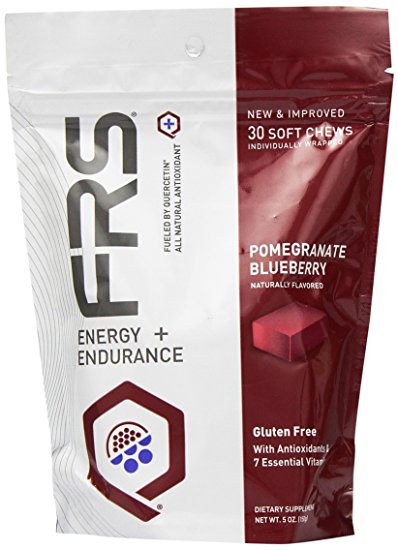 FRS Healthy Energy All Natural Soft Chews, Pomegranate Blueberry, 30 Count