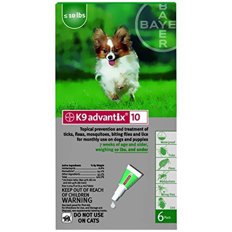 Bayer K9 Advantix 10 (10lbs and under)