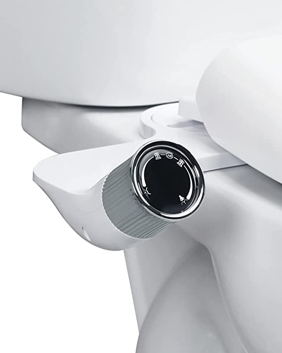 Bidet, Albustar Bidet Attachment for Toilet, Dual Mode (Feminine/Posterior Wash) Self-Cleaning Nozzle, No Need for Electricity to Drive, Easy Installation