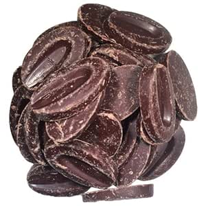 Valrhona Equatoriale 4661 55% Dark Semi Sweet Chocolate Callets from OliveNation for Baking & Enrobing - 1/2 lb