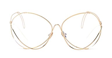 GAMT Unique Curve Structure Flat Pain Eyeglasses Fashion Hollow Butterfly Sunglasses