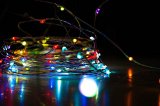 HitLights 10 Meter LED String Light Kit - Includes Power Supply - Twinkling Multicolor RGB