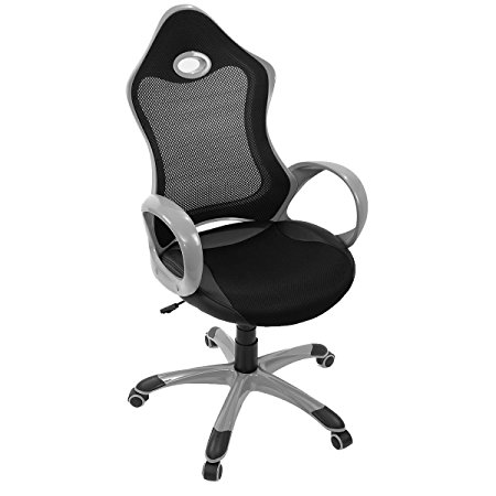 Giantex Ergonomic Mesh High Back Executive Modern Computer Desk Task Office Chair (Gray)