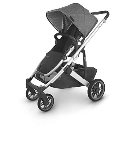 UPPAbaby CRUZ V2 Stroller - JORDAN (charcoal/silver/black leather)