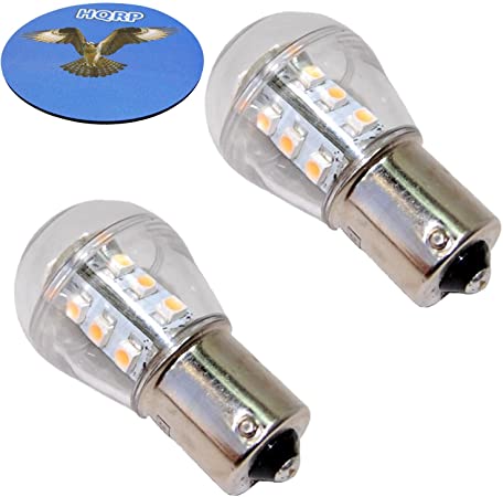 HQRP 2-Pack LED Light Bulb compatible with AD2062R John Deere X324 LA145 L120 L130 S240 355D GT245 1026R 1023E 4300 4500 4600 4700 Tractor   HQRP Coaster