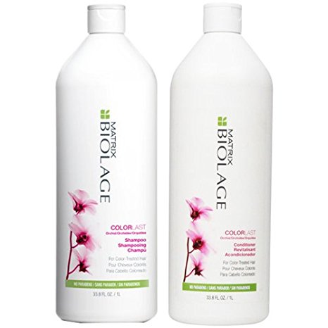 Biolage Colorlast Shampoo & Conditioner Liter Duo, 33.8 oz