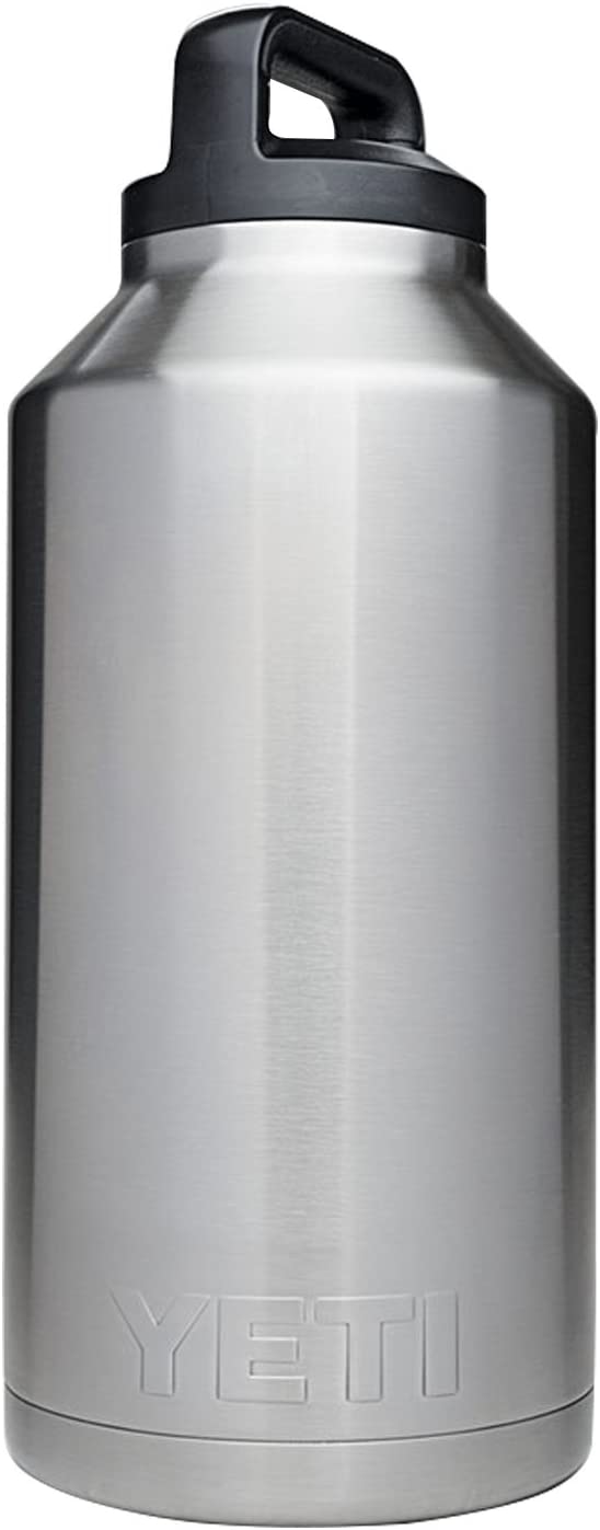 YETI Rambler 64oz Vacuum Insulated Stainless Steel Bottle with Cap (Stainless Steel)