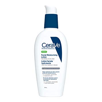 CeraVe Facial Moisturizing Lotion Pm | Ultra Lightweight, Night Face Moisturizer With Hyaluronic Acid | Fragrance Free, 89 Milliliters