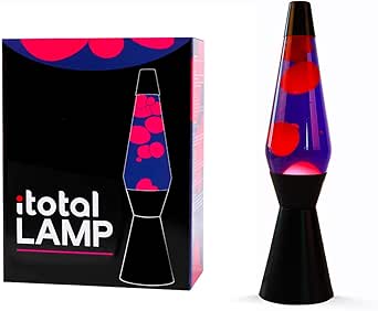 I-TOTAL® - Lava Lamp Magma/Lava Lamp Glitter | Colored (Viola/Rosa 2)