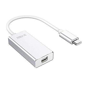 ARKTEK USB-C to Mini DP Adapter with DP Cable USB Type C (Thunderbolt 3 Compatible) to DisplayPort 4K Cable Adapter for Chromebook Pixel and More