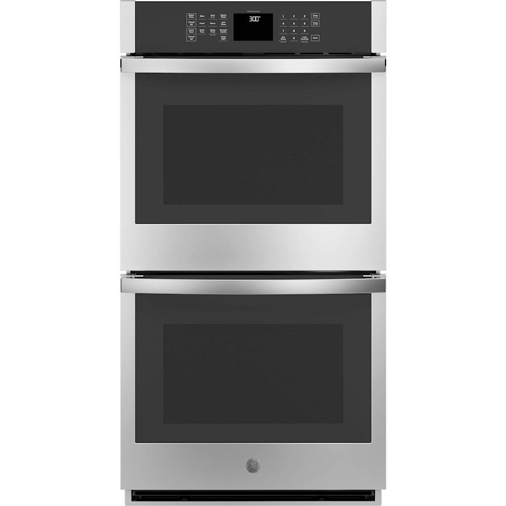 GE - 27" Built-In Double Electric Wall Oven - Stainless steel