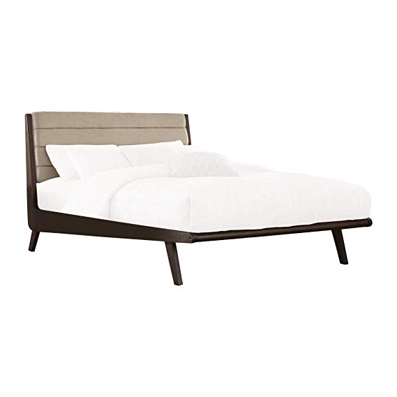 Lexicon Ruote Low-Profile Platform Bed Queen Brown