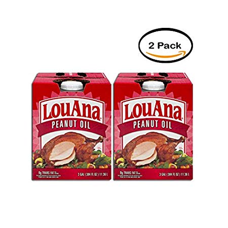 PACK OF 2 - LouAna Peanut Oil, 3.0 GAL